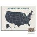 Epic Adventure Map The United States プッシュピンマップ 24 x 17インチ - アメリカ全土旅行をマークする