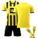  Dortmund 2022 season for children for adult top and bottom put on 2 point stockings attaching protector Lois brand be Lynn chewing gum Harlan do soccer uniform 