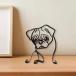  Pug собака украшение произведение искусства железный интерьер Корея интерьер смешанные товары Северная Европа 