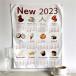 2023 fabric calendar hood poster goods Korea miscellaneous goods interior 