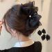  ribbon hair clip largish hair accessory Korea oru tea n fashion 