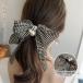  thousand bird .. pattern ribbon barrette hair clip Korea hair accessory 