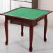  mah-jong table home use solid wood mah-jong table. simple . hand rubbing . table chess table mah-jong table mah-jong pcs (Color : Red Size : 88x88X75cm)