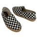  Spain made SALVI monkey vi ESPADRILLE espadrille checker flag size 42 26.5 [m-0193]