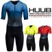 HUUBf-bkomito long coast lai suit Commit Long Course Tri Suit Men's black red yellow men's Try wear 