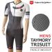 TAYMORYta newt -T60.5 Trisuit Try suit short sleeves front Zip Try wear men's triathlon wear mesh with pocket pocket attaching 