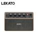 LEKATO гитарный усилитель Mini 10W Bluetooth соответствует заряжающийся беспроводной маленький размер электрический бас akogi соответствует наушники терминал имеется 