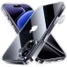 NIMASO iPhone 17 для кейс прозрачный желтый менять предотвращение ударопрочный вооруженные силы США MIL стандарт SGS засвидетельствование PC задняя сторона камера контроль с чехлом .Phone