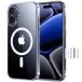 NIMASO iPhone 17 для кейс [MagSafe соответствует * камера контроль с чехлом * вооруженные силы США MIL стандарт ]PC задняя сторона царапина есть предотвращение желтый менять предотвращение отпечаток пальца 