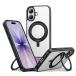 NIMASO iPhone 17 для кейс длина ширина обе соответствует 360° вращение подставка кейс .phone17 для MagSafe аксессуары соответствует камера темно синий 