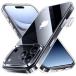 NIMASO iPhone 17 Pro для кейс прозрачный желтый менять предотвращение ударопрочный вооруженные силы США MIL стандарт SGS засвидетельствование PC задняя сторона камера контроль с чехлом .P