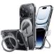 NIMASO iPhone 17 Pro �p �P�[�X �c�����Ή� 360����]�X�^���h ��phone 17 Pro �Ή� �J�o�[ MagSafe�Ή�