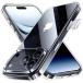NIMASO iPhone 17 Pro Max для кейс прозрачный желтый менять предотвращение ударопрочный вооруженные силы США MIL стандарт SGS засвидетельствование PC задняя сторона камера контроль покрытие 