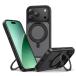 NIMASO iPhone 17 Pro Max �p�P�[�X �c�����Ή� 360����]�X�^���h�P�[�X ��phone17pro max�p MagSafe�A