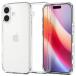Spigen iPhone 17 вооруженные силы США MIL стандарт прозрачный прозрачный ремешок отверстие бампер ударопрочный Ultra * hybrid ( crystal * прозрачный ) A