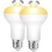 LED лампа E26 застежка человек чувство сенсор свет салон вход освещение 7W 60W соответствует 770LM высокая яркость LED лампа дневного света Akira . сенсор автоматика лампочка-индикатор гасить свет . электро- 2700K лампа цвет 2 шт. комплект 