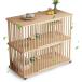  cat cage cat gauge cat cage 2 step wooden large slim caster mileage prevention many head .. cage construction easy 