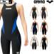 .. swimsuit lady's Arena fina approval ARENA half spats AQUAFORCE FUSION-Tri ARN-1010W