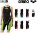 競泳水着 ARENA アリーナ FINA承認 レディース 女性用 AQUAFORCE FUSION2 ハーフスパッツオープンバック(クロスバック) ARN-7010W