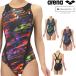  Arena ARENA.. купальный костюм женский WA одобрение модель рейсинг One-piece открытый задний AQUA RACING ECO AQUA STRIPE-D 2025 год осень-зима модель AS5FRC64L fina