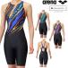  Arena ARENA.. купальный костюм женский WA одобрение рейсинг леггинсы открытый задний половина нога все в одном AQUA RACING AQUA STRIPE-D 2025 год весна лето модель 