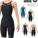  Arena ARENA.. купальный костюм женский WA одобрение AQUA RACING ECO AQUA STRIPE двойной ремешок рейсинг One-piece леггинсы открытый задний AS6SRC56L