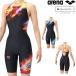  Arena ARENA.. купальный костюм женский WA одобрение AQUA RACING ECO AQUA STRIPE-D STORM CLOUDS рейсинг One-piece леггинсы открытый 2026 год весна лето AS6SRC70L