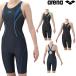  Arena ARENA фитнес купальный костюм женский AQUA EXA двойной Ester leaf WR фитнес One-piece леггинсы открытый задний в точности накладка AS6SWF12L
