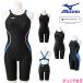  Mizuno MIZUNO.. купальный костюм Junior женщина WA одобрение модель половина костюм гонки открытый задний STREAM ACE Stream Fit A N2MG1424