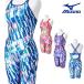  Mizuno MIZUNO.. swimsuit lady's practice for Exa - suit half suit EXER SUITS U-Fit AYA COLLECTION temple river ... practice swimsuit 2024 year spring summer model N2MGB276
