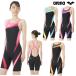 .. swimsuit lady's Arena practice for ARENA half spats tough suit hikari original special order .. practice swimsuit ORI-0415WN