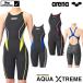  Arena ARENA.. swimsuit lady's fina approval half spats ( Cross back ) AQUA XTREME ARN-1024W type special order model ORIHK1024W