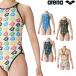  Arena ARENA.. swimsuit lady's practice for training One-piece open back tough s gold EP.. practice swimsuit 2024 year spring summer model SAR-4116W