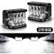 led��Ɠ� ���[�N���C�g 45W�u2�v3�ʔ��� 180�x�L�p 5600LM �g���b�N�p �⏕�� �H���� �o�b�N���C�g 8V����60V 12V 24V IP67�h�� 2�N�ۏ�