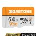 Gigastone microSDXC карта 64GB UHS-I U1 V30 Class10 GJMX-64GV3R