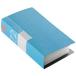 バッファロー（サプライ） CD&DVDファイルケース ブックタイプ 72枚収納 ブルー BSCD01F72BL