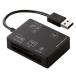  Elecom память Lilly da lighter /SD+MS+CF+XD/ черный MR-A012BK