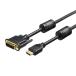  Buffalo ( принадлежности ) HDMI:DVI изменение кабель core есть 1m черный BSHDDV10BK