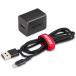 �o�b�t�@���[�i�T�v���C�j 2.4A USB�[�d�� Lightning�t�� 2m �u���b�N BSMPA2404LC2BK