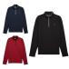  Puma Golf одежда тренировочный мужской вафля флис 1/4 Zip Crew тренировочный 629142 PUMA