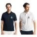  Munsingwear (Munsingwear) Golf одежда рубашка-поло короткий рукав мужской 10 год Polo большой pi-to рубашка с коротким рукавом MG6SHS01M [2026 год весна лето модель ]