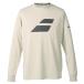  Babolat Babolat теннис одежда бадминтон одежда футболка длинный рукав мужской CLUB LONG SLEEVE SHIRT BUP5510C-BG [ внутренний стандартный товар ]