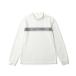  New Era (NEW ERA) Golf одежда рубашка с длинным рукавом женский Women's длинный рукав mok шея футболка Logo полоса белый 15129404