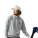  New Era (NEW ERA) Golf одежда тренировочный мужской женский рубашка-поло с длинным рукавом Los Angeles *doja-s серый Golf 15129448