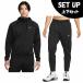  Nike спорт одежда тренировочный верх и низ в комплекте мужской TF полный Zip L/Sf-ti+TF конические брюки DQ4831-010+DQ5406-010 NIKE Parker одежда 
