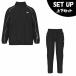  New balance (new balance) ветровка верх и низ в комплекте мужской u-bn спортивная куртка обратная сторона tricot ворсистый + брюки AMJ53171-BK+AMP53174-BK