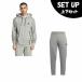  Adidas (adidas) спорт одежда тренировочный верх и низ в комплекте мужской M G&amp;G маленький Logo f-ti-+Joggers JJ1179 KUA81+JJ1181 KUA80