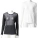  Marie Claire (marie claire) Golf нижний одежда длинный рукав женский U шея сетка внутренний SH 716-990 [2026 год весна лето модель ] od