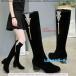  long boots lady's futoshi heel boots side Zip knee high boots reverse side the smallest nappy ..... going to school beautiful . long height jockey boots beautiful legs put on footwear ...