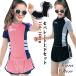  school swimsuit separate top and bottom set girl elementary school student [ free shipping ] inner pants attaching separate skirt type ... woman . elementary school student junior high school student .. school water 